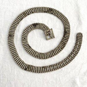 Vintage rhinestone belt